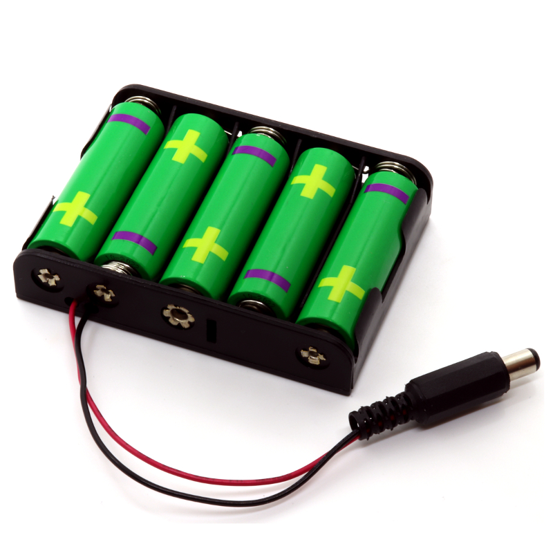 Portapilas Portabaterias Aa X4 2 Slot Pila Bateria Arduino
