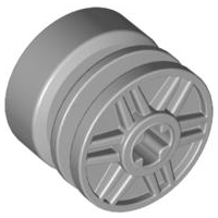 Rueda 18mm D. x 14mm con agujero para eje