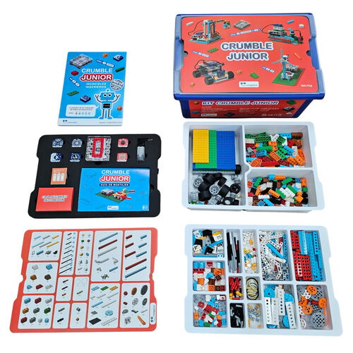 Kit Robótica Educación Primaria Crumble Junior 2.0
