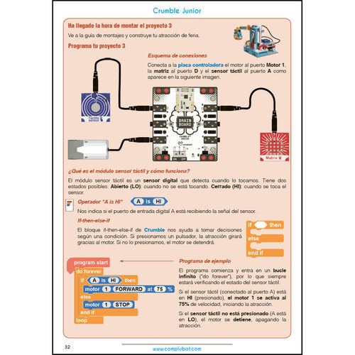Cuaderno de actividades Crumble Junior 2.0