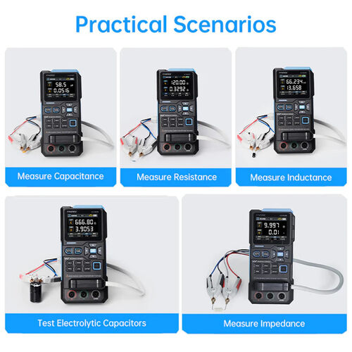 Comprobador digital LCR de alta precisión