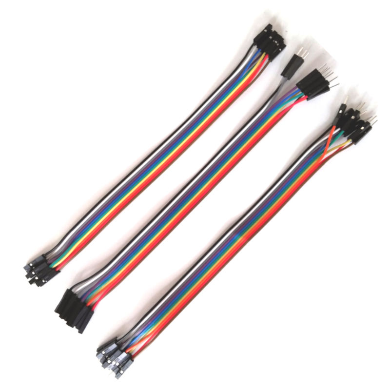 Pack 30 cables prototipado 200 mm M-M, M-H y HH