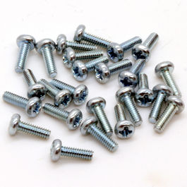 Tornillo cabeza alomada M2X6  (25 unidades)