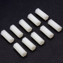 Separador de Nylon de M2x12 (10 unidades)
