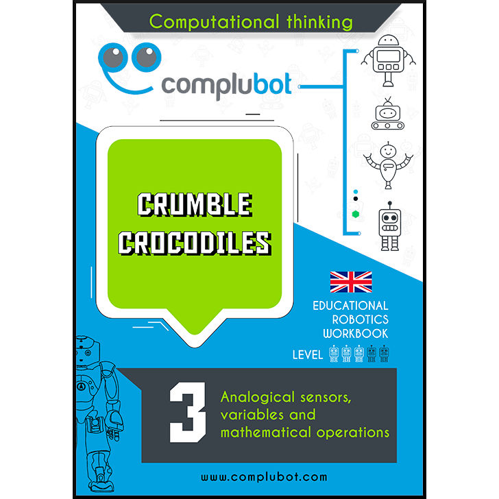 Crumble crocodiles 3 – Analogical sensors, variables and mathematical operations