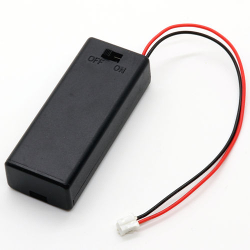 Portapilas 2 x AAA con conector JST