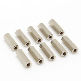 Separador metálico de M25x15 (10 unidades)