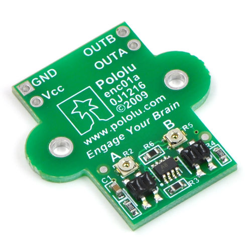 Kit sensor ptico de rotacin (encoder) para rueda de 42x19 de Pololu