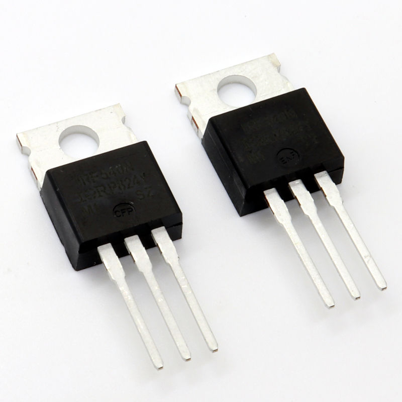 IRF540 – Transistor N-MOSFET de potencia (2 unidades)