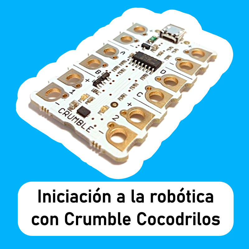 Curso Online de Iniciación a la robótica con Crumble cocodrilos